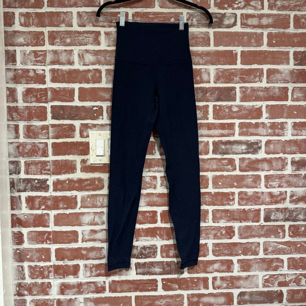 Lululemon Align Super High-Rise Pant 28” in Navy Blue, size 4